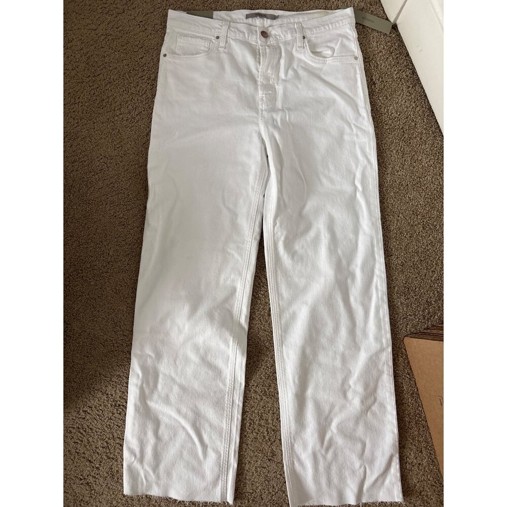 Hudson Rosie High-Rise Wide Leg White Lily Jeans, new with tags